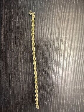 Trifari Vintage Gold-Tone Rope Twist Bracelet